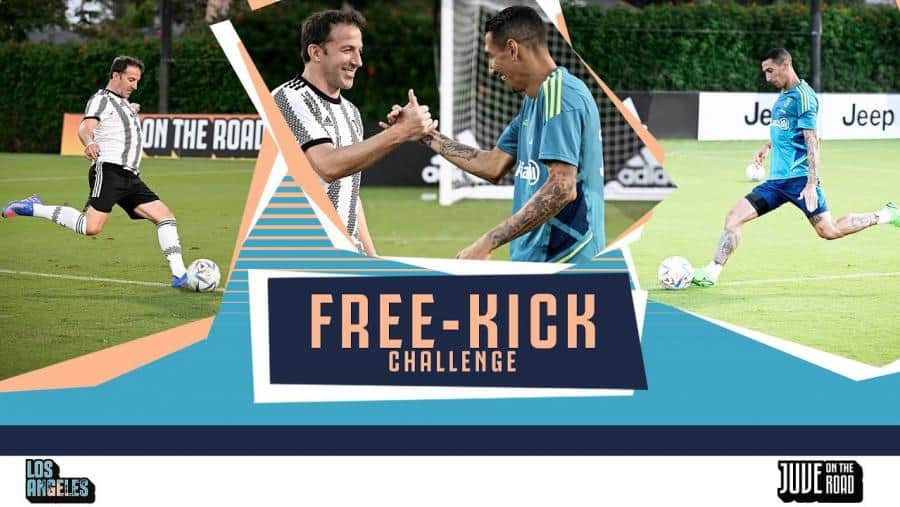 Del Piero vs Di Maria 🎯 Free-Kick Challenge