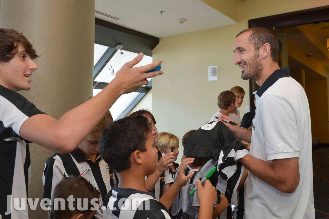 Кьеллини и Juventus Soccer School Майами